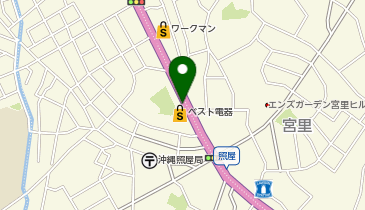 ヤマダデンキ ベスト電器コザ十字路店の地図画像