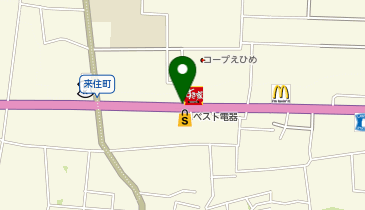 ヤマダデンキ ベスト電器SS久米店の地図画像