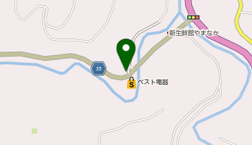 ヤマダデンキ ベスト電器城川店の地図画像