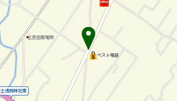 ヤマダデンキ ベスト電器上吉田店の地図画像