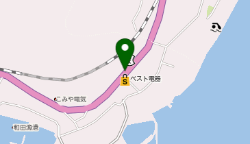 ベスト電器和田浦店の地図画像