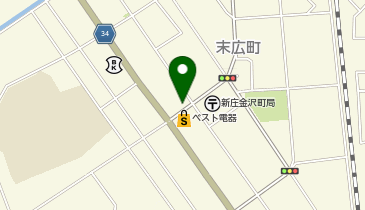 ヤマダデンキ ベスト電器新庄店の地図画像