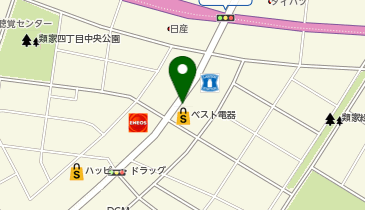 ヤマダデンキ ベスト電器サンドー八戸店の地図画像