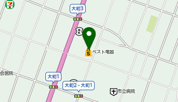 ヤマダデンキ ベスト電器滝川店の地図画像