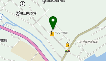 ベスト電器知床らうす店の地図画像