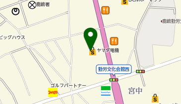 ヤマダデンキ テックランド鹿島店の地図画像
