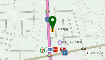 ヤマダデンキ テックランド真岡店の地図画像