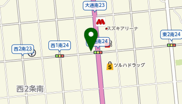 コスモスベリーズ道東本店の地図画像