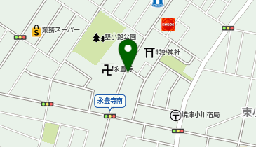 ヤマダデンキ コスモスベリーズ焼津店の地図画像