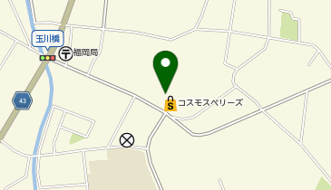 ヤマダデンキ コスモスベリーズ福岡店の地図画像