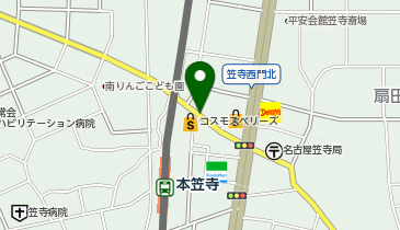 ヤマダデンキ コスモスベリーズ笠寺店の地図画像