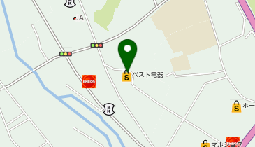 ヤマダデンキ ベスト電器御船店の地図画像