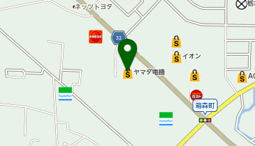 ヤマダデンキ テックランド栃木店の地図画像