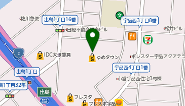 ヤマダデンキ テックランドゆめタウンみゆき店の地図画像