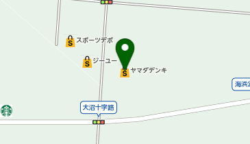 ヤマダデンキ テックランドシーサイドひたちなか店の地図画像