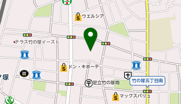 ヤマダデンキ Tecc LIFE SELECT 足立竹の塚店の地図画像