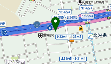 ヤマダデンキ Tecc LIFE SELECT札幌北33条店の地図画像