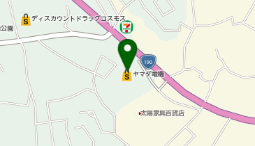 ヤマダデンキ テックランド宇部店の地図画像