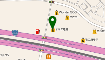 ヤマダデンキ テックランド千葉ニュータウン店の地図画像
