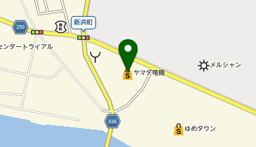 ヤマダデンキ テックランド八代店の地図画像