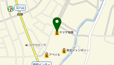 テックランド有松インター店の地図画像