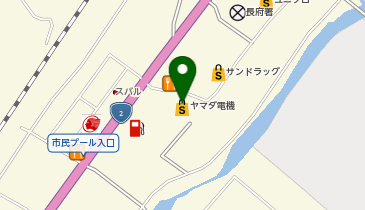 ヤマダデンキ テックランド下関長府店の地図画像