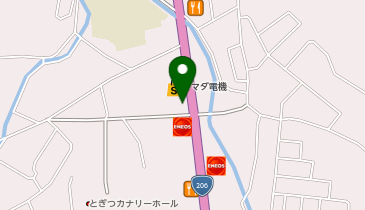 ヤマダデンキ テックランド時津店の地図画像