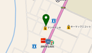 ヤマダデンキ マツヤデンキ遠軽店の地図画像