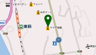 テックランド萩店の地図画像
