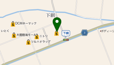 ヤマダデンキ テックランド大館店の地図画像
