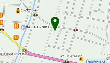 ヤマダデンキ YAMADA web.com 長岡店の地図画像
