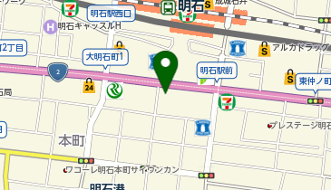 ヤマダデンキ マツヤデンキ明石店の地図画像