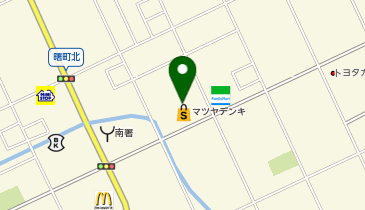 ヤマダデンキ マツヤデンキ曙店の地図画像