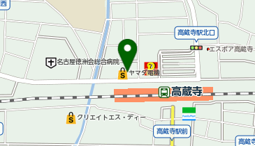 テックランド高蔵寺店の地図画像