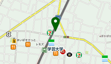 ヤマダデンキ マツヤデンキ学芸大学店の地図画像