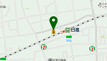 ヤマダデンキ マツヤデンキ日進店の地図画像