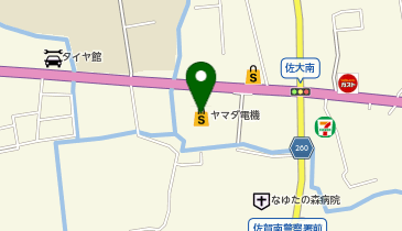 ヤマダデンキ 家電住まいる館&times;YAMADA web.com 佐賀南部バイパス店の地図画像