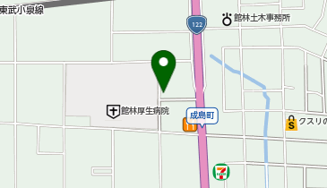 さくら薬局 館林店の地図画像