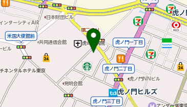 さくら薬局 虎ノ門店の地図画像