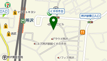 さくら薬局 所沢東口店の地図画像
