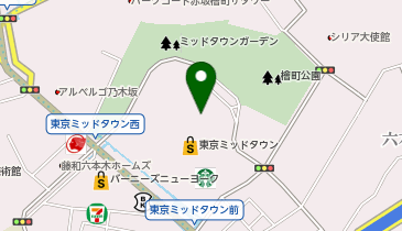 さくら薬局 東京ミッドタウン店の地図画像