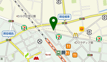 さくら薬局 蕨駅前店の地図画像