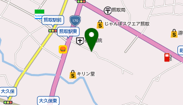 ライフくまとり薬局の地図画像