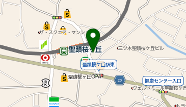 クラフト薬局 聖蹟桜ケ丘駅東口店の地図画像