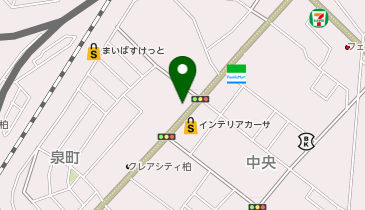 あおば薬局 柏中央店の地図画像