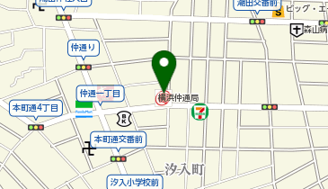 さくら薬局 横浜仲通店の地図画像