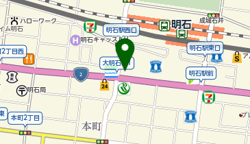 さくら薬局 明石駅前店の地図画像