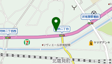 オーエス折尾薬局の地図画像