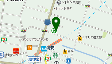 さくら薬局 浦安北栄店の地図画像