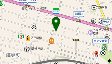 餃子の王将 阪神尼崎店の地図画像